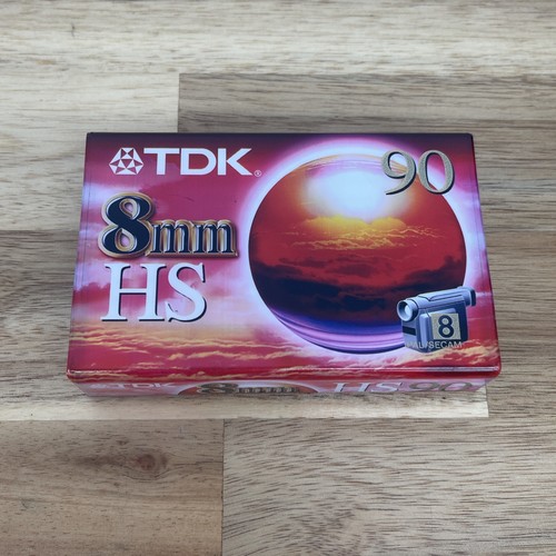 Tdk 8mm blank video 8 - tdk,
