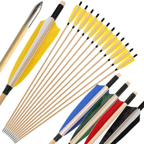 Wooden arrows feather - 32",