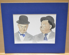 Laurel & Hardy Watercolour art