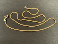 Vintage 18ct Delicate Snake Chain - Italian made in Arezzo 2 grams - Preloved 