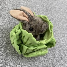 THE PUPPET COMPANY BUNNY RABBIT PLUSH LETTUCE HAND PUPPET SOFT TOY