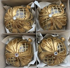 GOLD & TRANSPARENT - Set Of 4