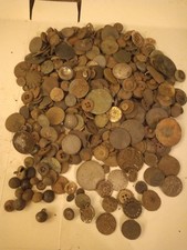 old buttons job lot Metal