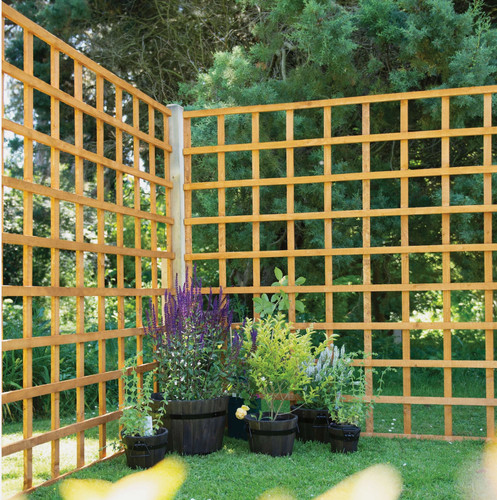 Garden square lattice trellis - lattice,