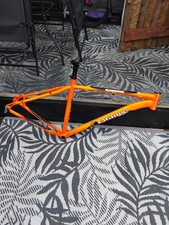 Orange clockwork bike frame - orange,