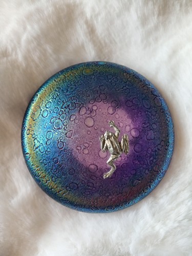 Heron glass iridescent - heron,