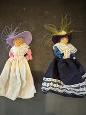 Vintage Peg Dolls Handmade 6