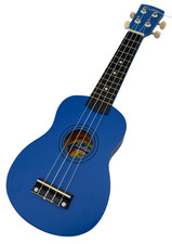 Laka VUS15BL Rainbow Blue Ukulele Soprano Beginner Uke - C102 O934