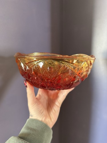 Vintage amberina flashed - vintage,