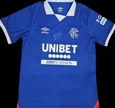 Danny Rohl Hand Signed Rangers 25/26 Home Shirt Football Autograph Gaffer COA