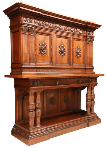 Antique sideboard italian - antique,