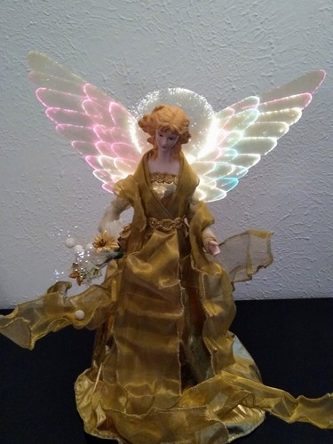 Fiber optic angel tree top - fiber,