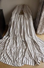 LOVELY PAIR OF  ILIANA PRALINE VELVET CURTAINS 