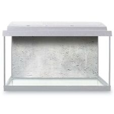 Fish Tank Background 90x45cm - Cool Grey Concrete Effect  #15692