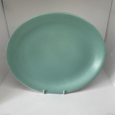 Poole Twintone  Ice Green Oval