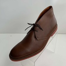 Wills London Chukka Boots Brown Vegan Leather Water Resistant Size EU47/US14