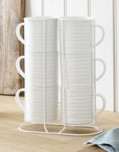 White malvern set 6 - set, of