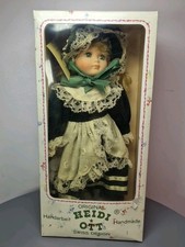 Original Heidi Ott Victorian Style Porcelain Doll 30cm Girl Doll Vintage Boxed