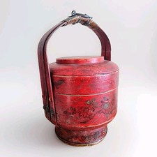Antique Chinese Red Lacquer