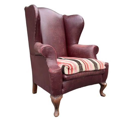 Vintage oxblood leather - vintage,