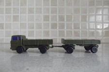 MATCHBOX  SUPERFAST VINTAGE BRITISH ARMY MERCSDES TRUCK & TRAILER