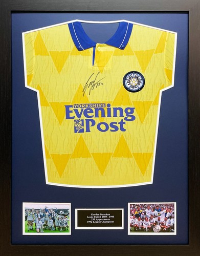 Framed gordon strachan signed - framed,