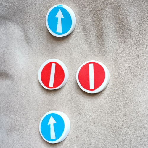 Vintage 1980s erasers - 1980s,