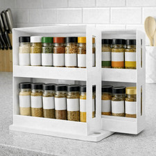 Spice Organizer Rack Rotating