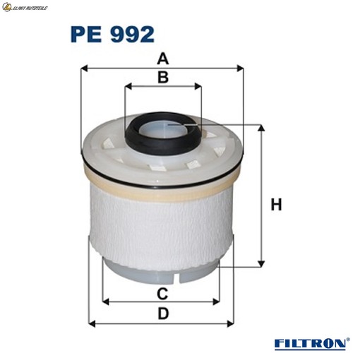 Fuel filter 992 for - fuel,