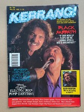 BLACK SABBATH KERRANG NO.394 MAGAZINE MAY 30 1992 - BLACK SABBATH COVER + MORE I
