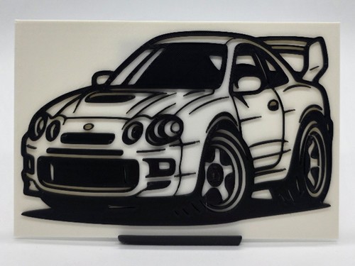 Wall art tiny car edition - tiny, 3d