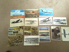 14 AIRLINE & AIRPLANES, AIRPORT  POSTCARDS, IMPERIAL AIRWAYS, GERMAN PLANES ETC