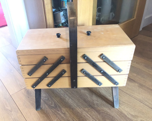 Retro wooden craft sewing - retro,