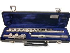 Solid Silver Armstrong model 90 flute SERVICED 22/09/25 Closed hole offset G