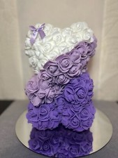Handmade forever rose teddy - handmade,