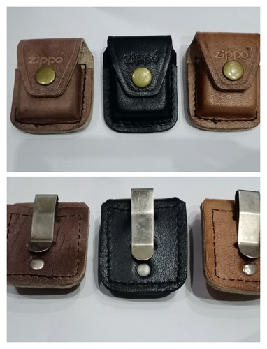 Zippo lighter leather holder - leather,
