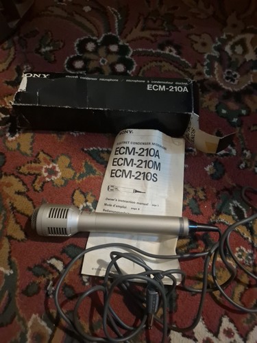 Sony ecm 210a - sony, condenser