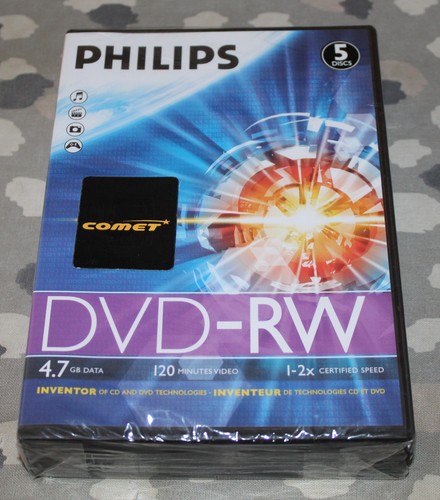 Philips dvd 120 mins video - dvd-rw,