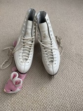 Wifa ice skates John Wilson Blades Leather Preowned Size UK 8.5