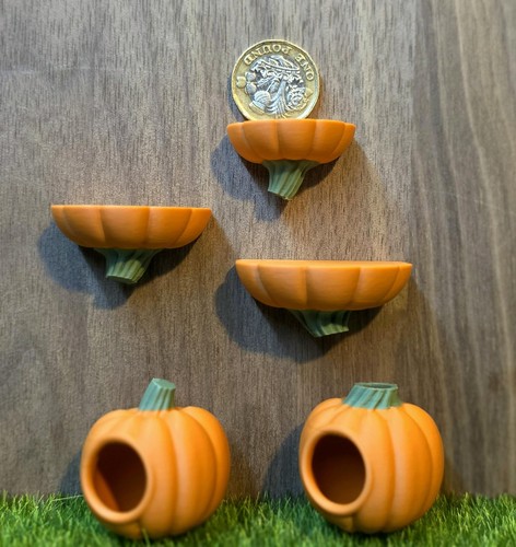 Printed pumpkin hides - printed, and