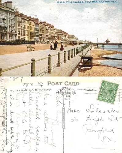 Vintage postcard st leonards - vintage,