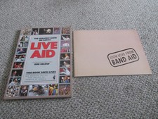 Live Aid Book 1985 & With Love from Band Aid Booklet - Bob Geldof