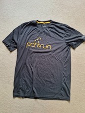 Mens ParkRun Black Orange Logo