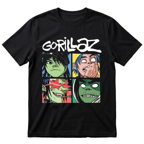 Gorillaz band graphic shirt - graphic, t-shirt