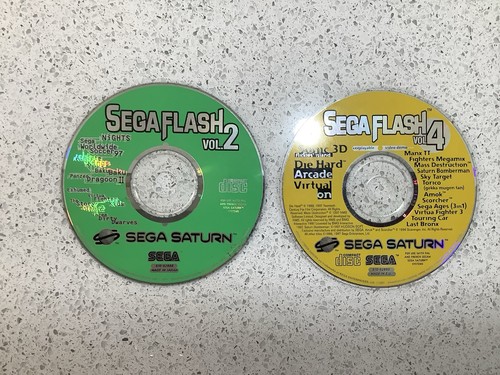 Sega saturn demo - disc, flash