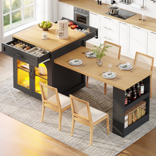 Kitchen island extendable - kitchen, w/