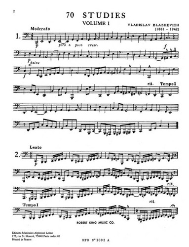 Studies for flat tuba bc - studies,