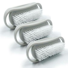 3x Nail Brushes Set Double