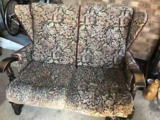 Vintage/ Dark Wood 2 Seater