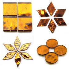 Set mirror mosaic tiles - mirror,